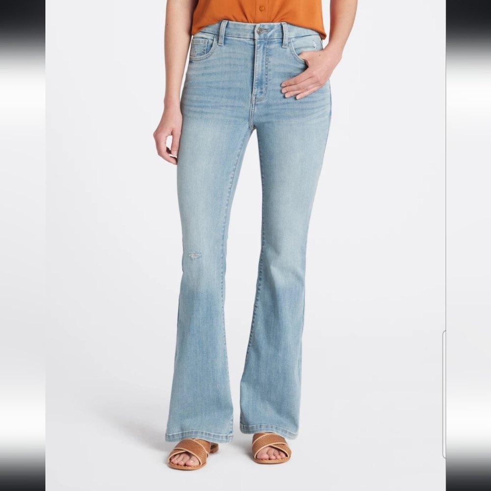 STUDIO BLUE Aliyah High Rise Flare Jean 10/30
